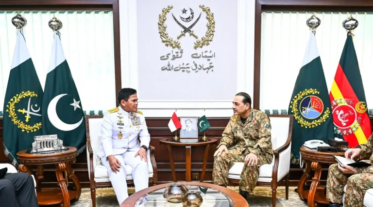 Indonesian Navy Chief Visits GHQ, Hails Professionalism of Pakistan Armed Forces